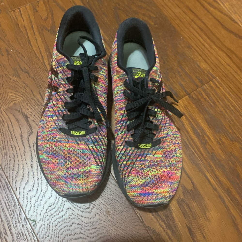 ASICS Colorful Knit Running Shoes - Picture 2 of 8